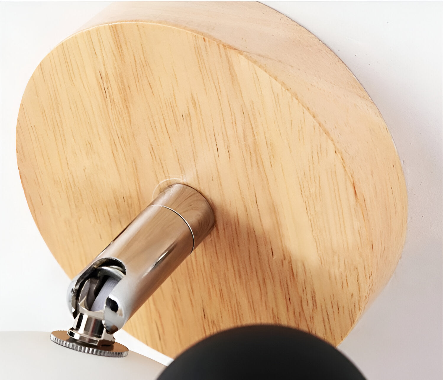 Applique FlashMouse | Tête pivotante, bois et alu