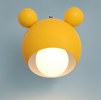 Applique FlashMouse | Tête pivotante, bois et alu