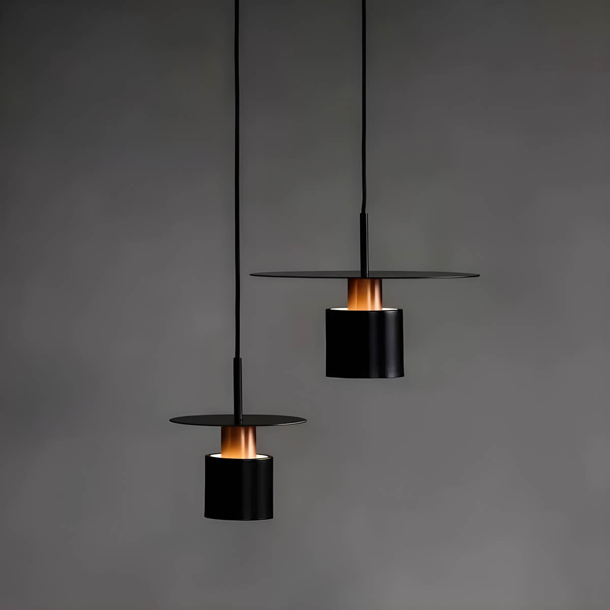 Suspension JET | Cylindre minimaliste en métal, 2 tailles
