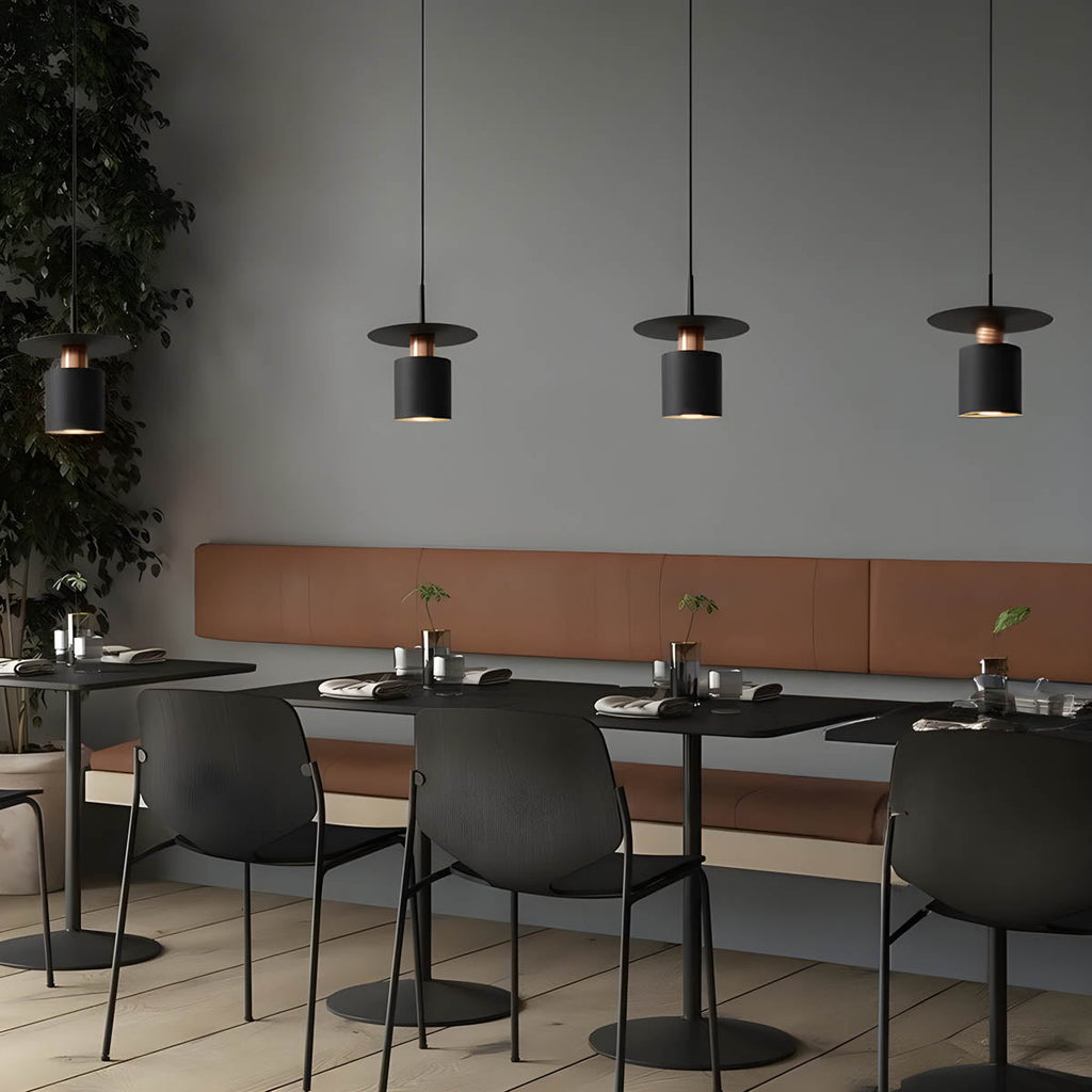 Suspension JET | Cylindre minimaliste en métal, 2 tailles