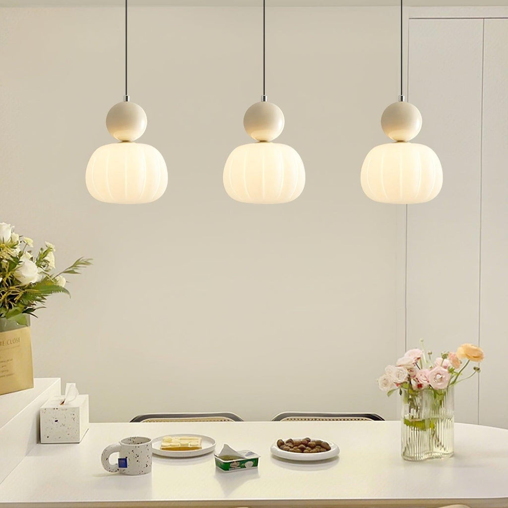 Suspension Yedra | Forme organique en acrylique, Ø 14 cm