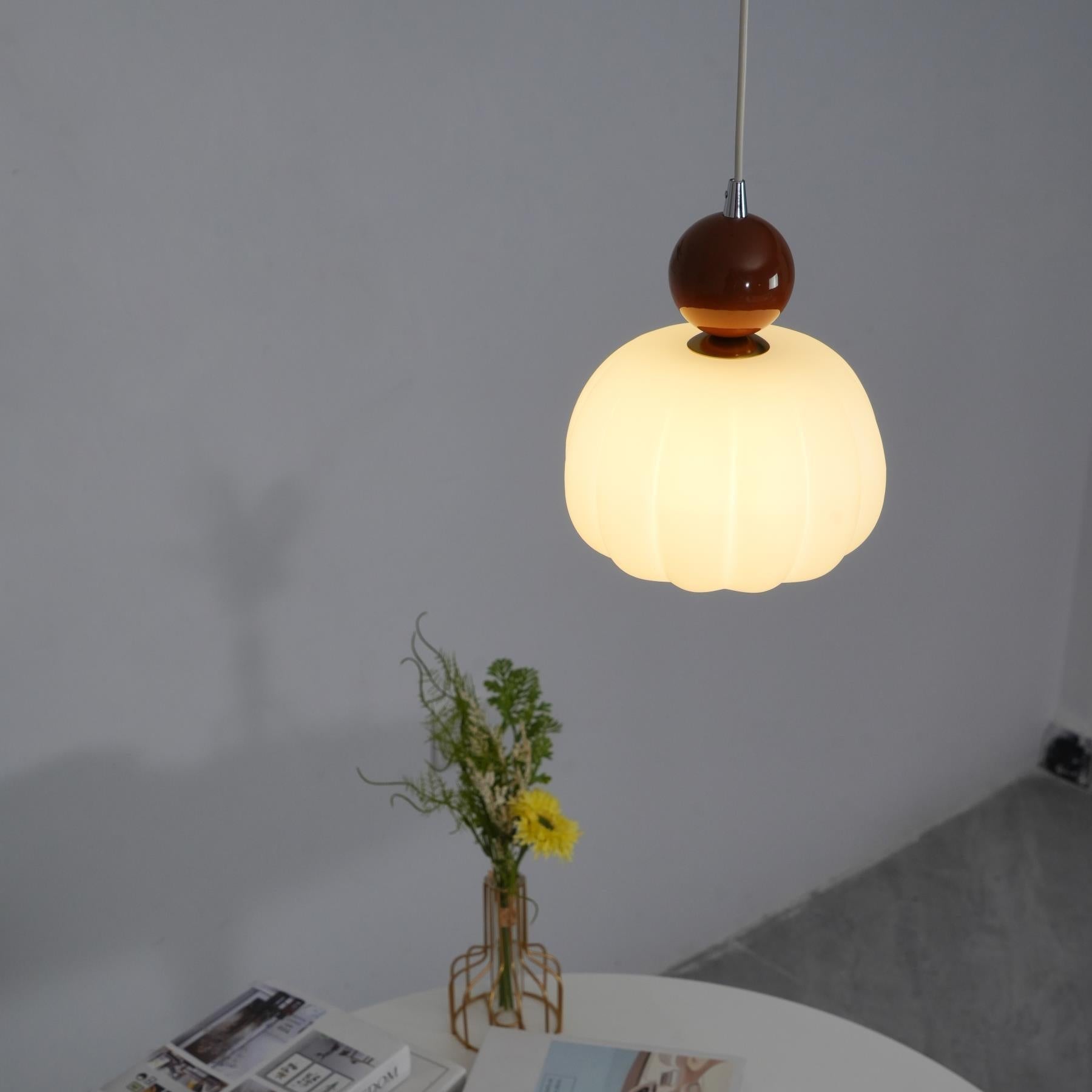 Suspension Yedra | Forme organique en acrylique, Ø 14 cm