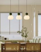 Suspension Yedra | Forme organique en acrylique, Ø 14 cm