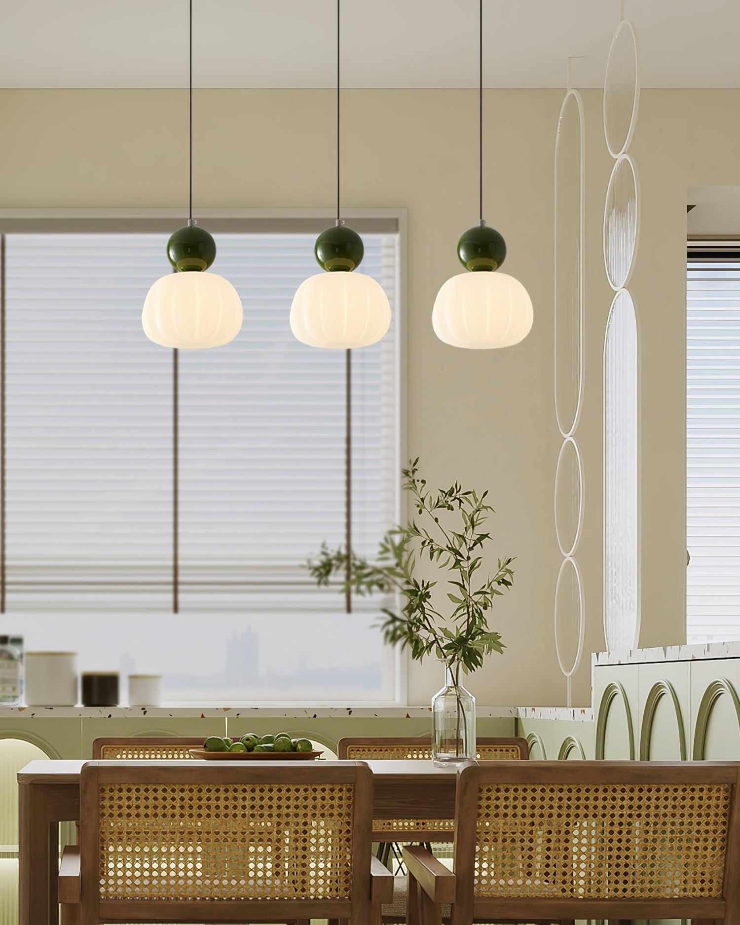 Suspension Yedra | Forme organique en acrylique, Ø 14 cm
