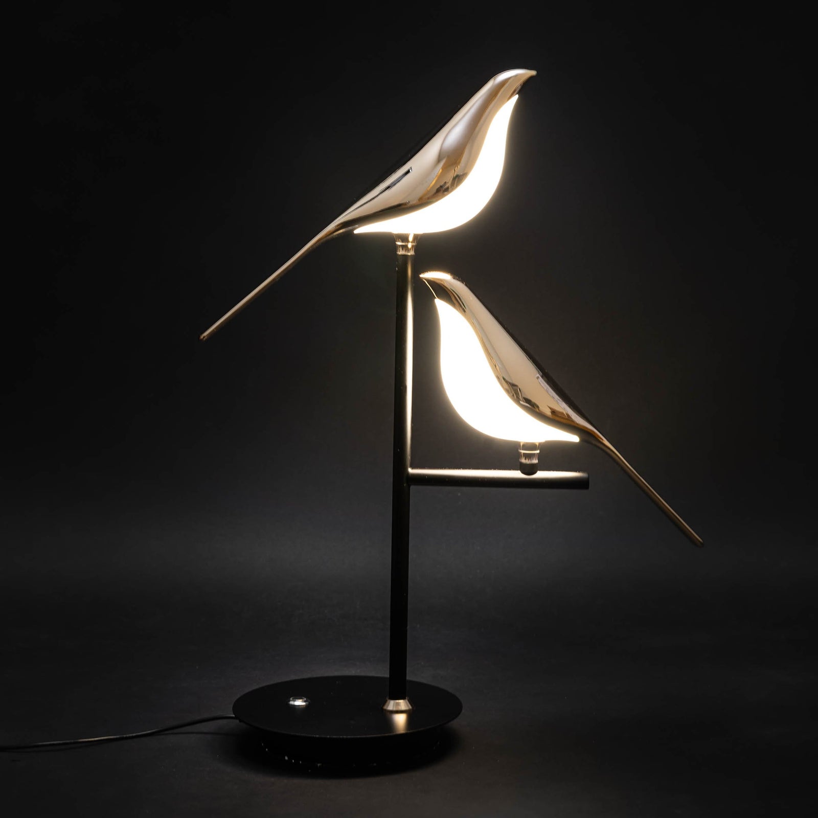 Applique murale oiseaux dorés | LED nordique moderne