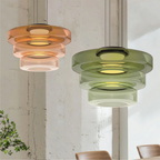 Suspension en verre Bauhaus | 3 diamètres, 3 teintes