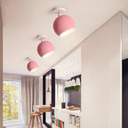 Plafonnier nordique Macaron | Aluminium rond, 5 coloris