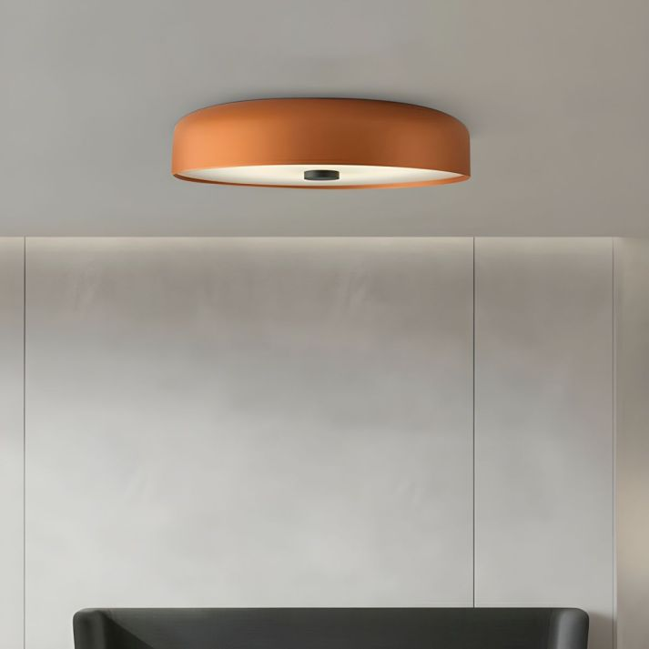 Plafonnier nordique rétro LED | 3 diamètres, 3 coloris