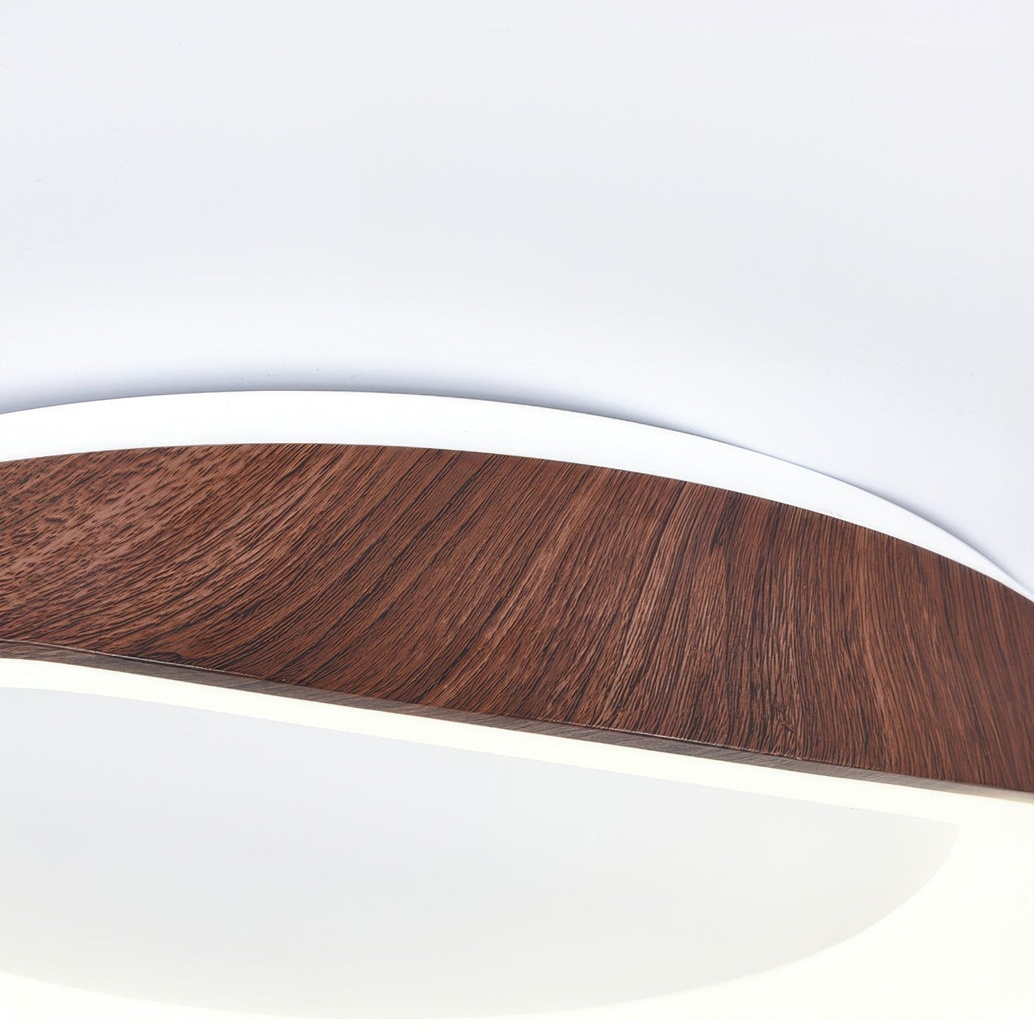 Plafonnier nordique effet bois | LED intégrée, Ø 40 ou Ø 50 cm