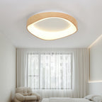 Plafonnier nordique effet bois | LED intégrée, Ø 40 ou Ø 50 cm