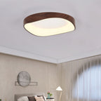 Plafonnier nordique effet bois | LED intégrée, Ø 40 ou Ø 50 cm