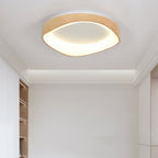 Plafonnier nordique effet bois | LED intégrée, Ø 40 ou Ø 50 cm
