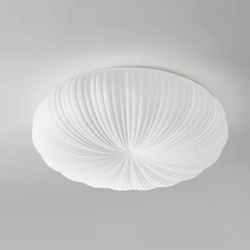 Plafonnier Olara | LED intégrée, abat-jour plissé Ø45 ou Ø55