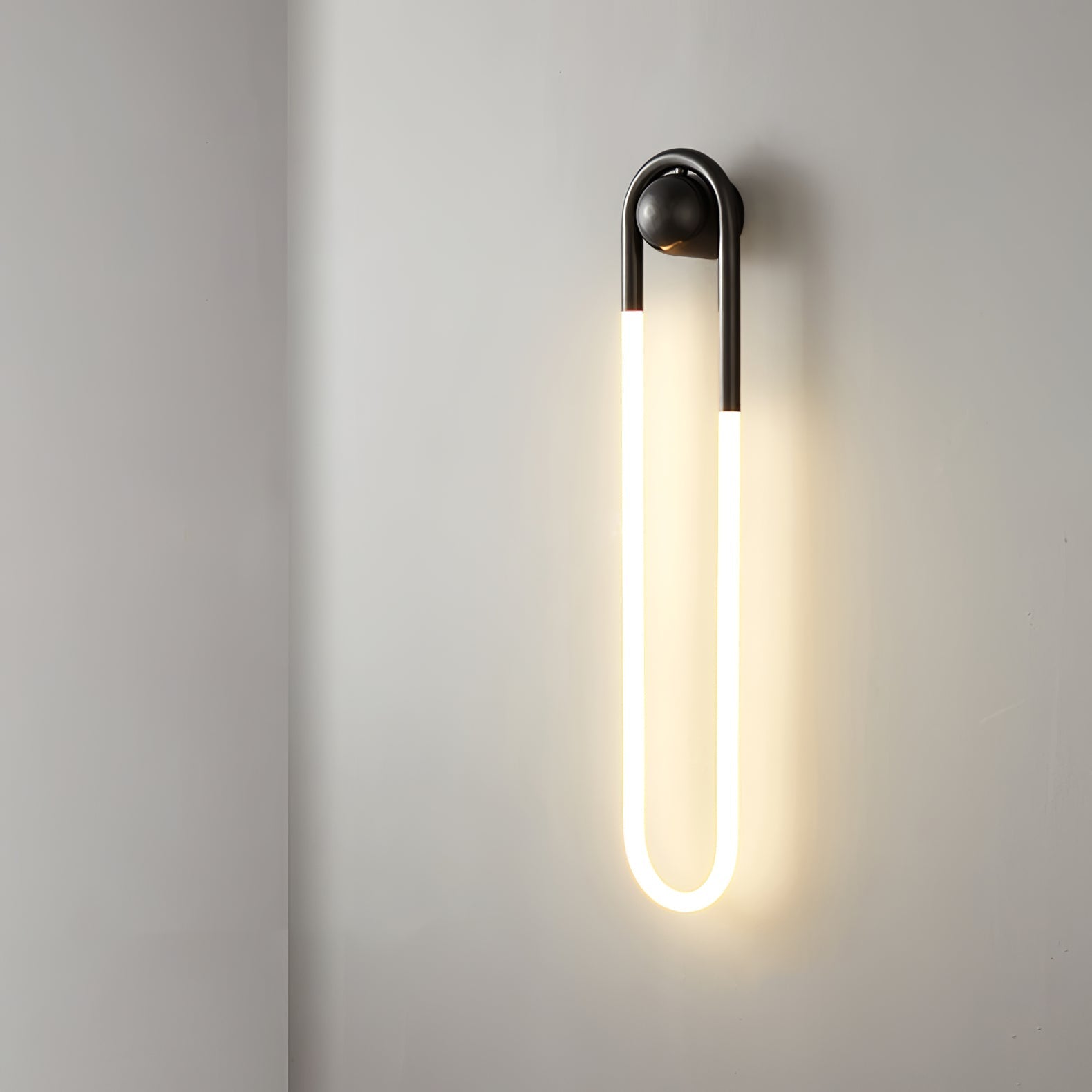 Applique murale LED laiton et noir | 45 ou 75 cm