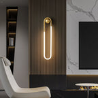 Applique murale LED laiton et noir | 45 ou 75 cm