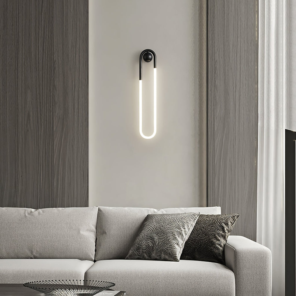 Applique murale LED laiton et noir | 45 ou 75 cm
