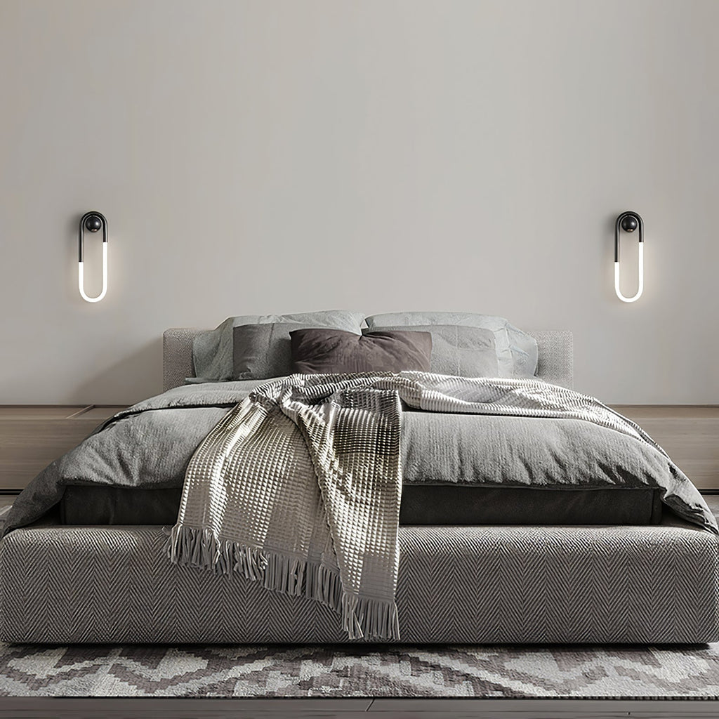 Applique murale LED laiton et noir | 45 ou 75 cm