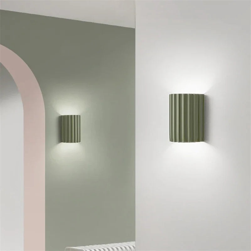 Applique murale en résine | Design nervuré nordique