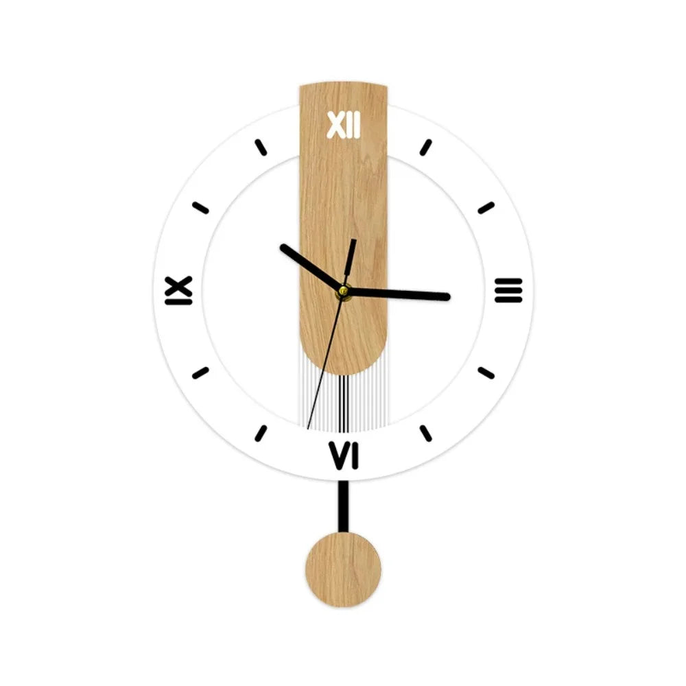 Horloge murale à balancier minimaliste — horloge murale, visuel 7