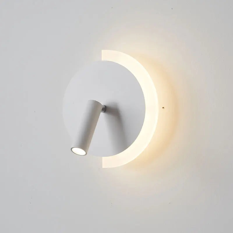 Applique LunaSpot | Anneau LED et spot de lecture
