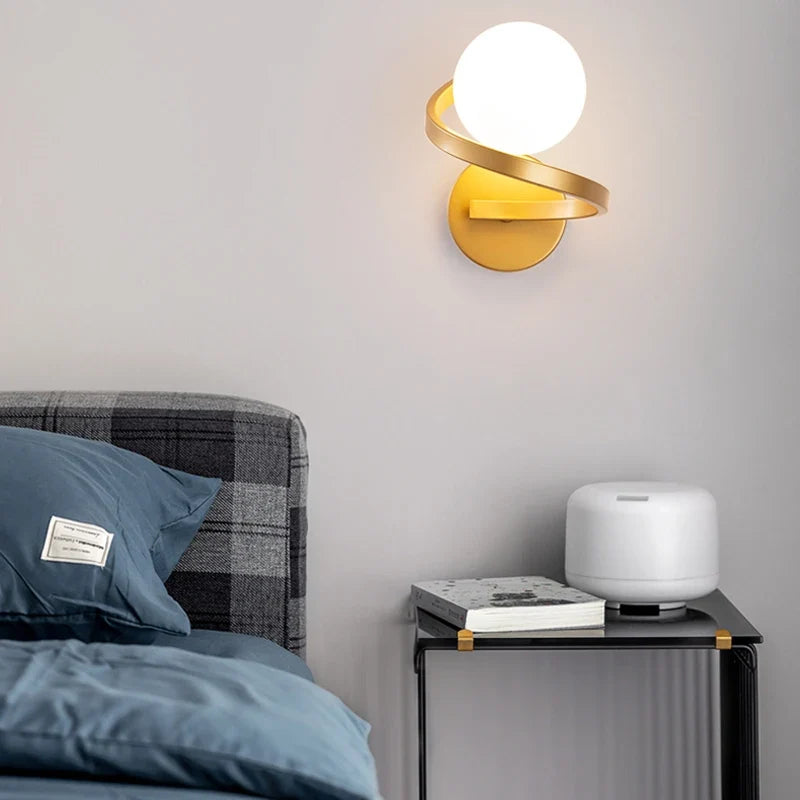 Applique Astra Spirale | LED 7 W, 1 ou 2 globes