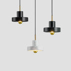 Suspension en marbre | Pierre naturelle postmoderne, Ø 18 cm