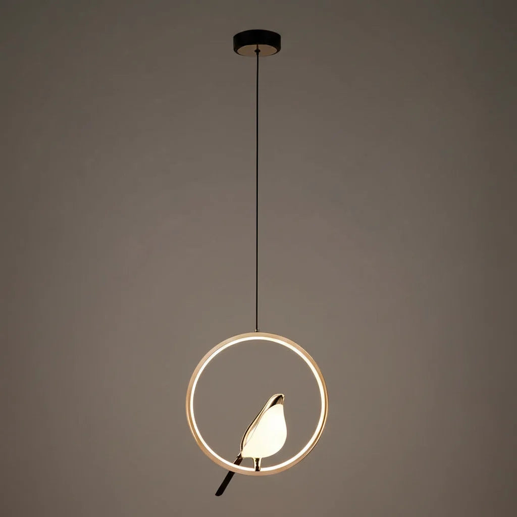 Suspension Magpie | Oiseau LED nordique, 5 modèles