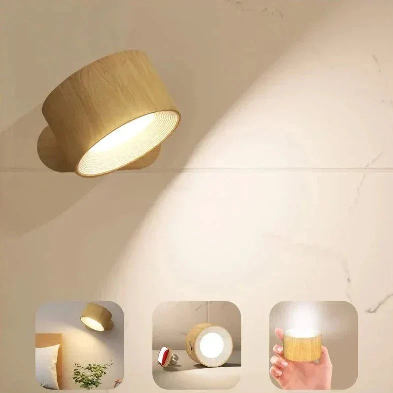 Applique murale LED rechargeable USB | Sans fil et tactile