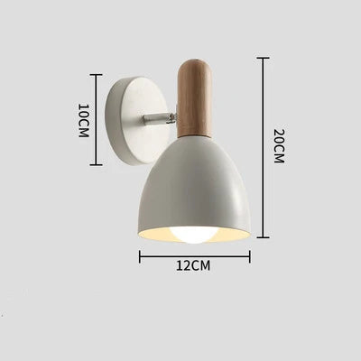 Applique nordique en bois | Orientable 360°, 3 coloris