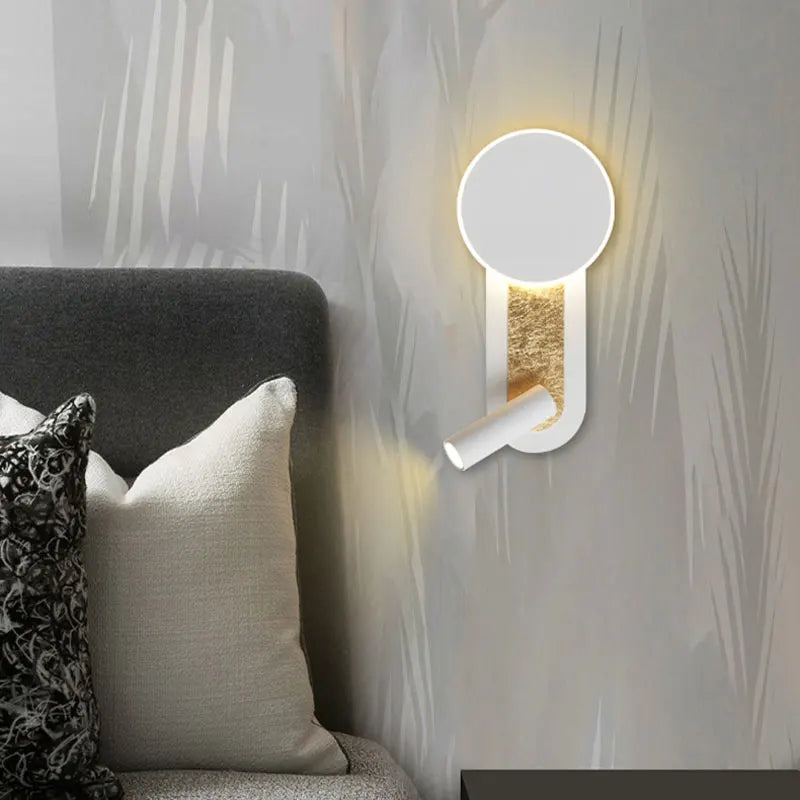 Applique HaloBeam | Anneau LED et spot orientable