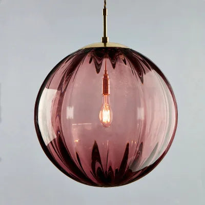 Suspension boule en verre | Nordique, Ø 15 ou 20 cm