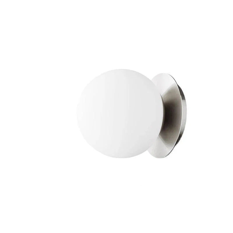 Applique murale globe en verre nordique | Ø 12 ou 15 cm