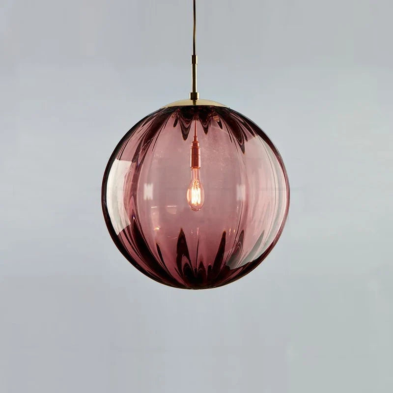 Suspension boule en verre | Nordique, Ø 15 ou 20 cm