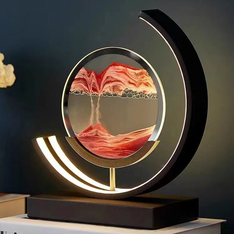 Sandlight | Lampe à poser LED à sable mouvant, 5 coloris
