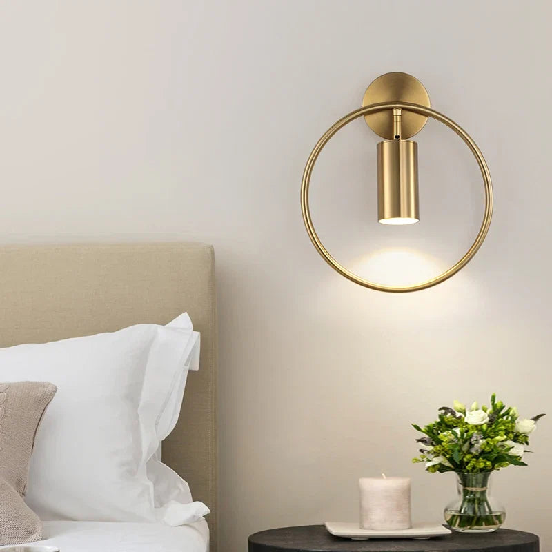 Applique Halo | Anneau doré nordique orientable 180°