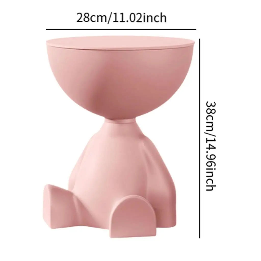 Table d’appoint Ourson | Rangement intégré, 5 coloris