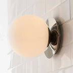 Applique murale globe en verre nordique | Ø 12 ou 15 cm