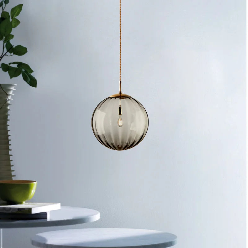 Suspension boule en verre | Nordique, Ø 15 ou 20 cm