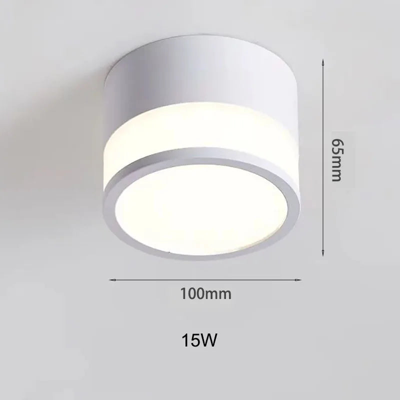Spot LED nordique en saillie | Plafonnier 9 W ou 15 W