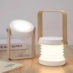 Lanterne nomade en bois | Lampe à poser pliante et rechargeable