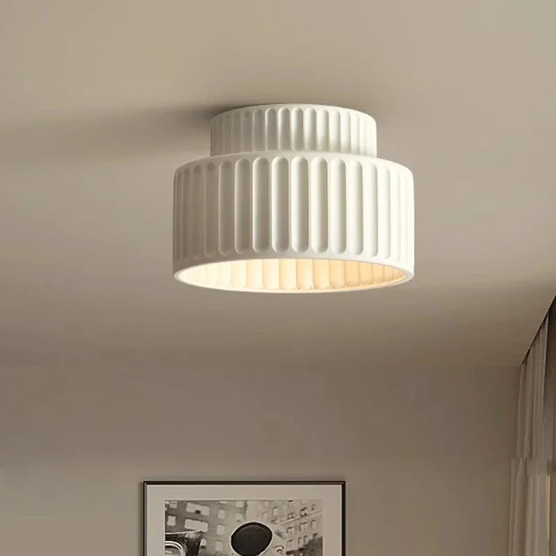 Plafonnier nordique nervuré | Ø 23 cm, 3 coloris