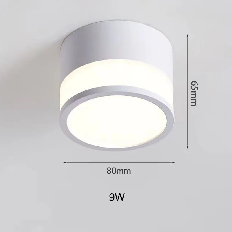 Spot LED nordique en saillie | Plafonnier 9 W ou 15 W