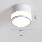 Spot LED nordique en saillie | Plafonnier 9 W ou 15 W