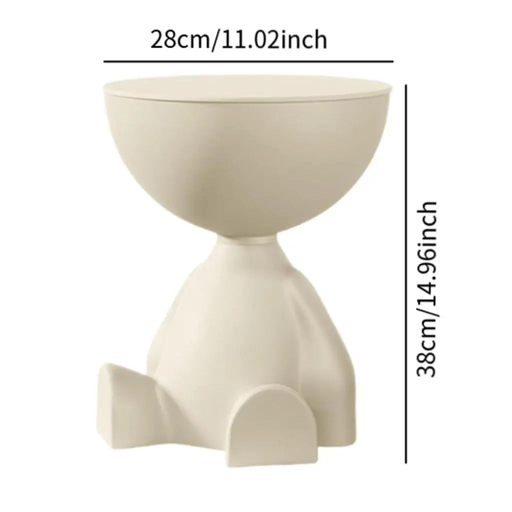 Table d’appoint Ourson | Rangement intégré, 5 coloris