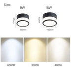 Spot LED nordique en saillie | Plafonnier 9 W ou 15 W