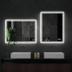 LuvoGlow | Miroir LED sans cadre anti-buée, 3 tailles