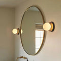 Applique murale globe en verre nordique | Ø 12 ou 15 cm