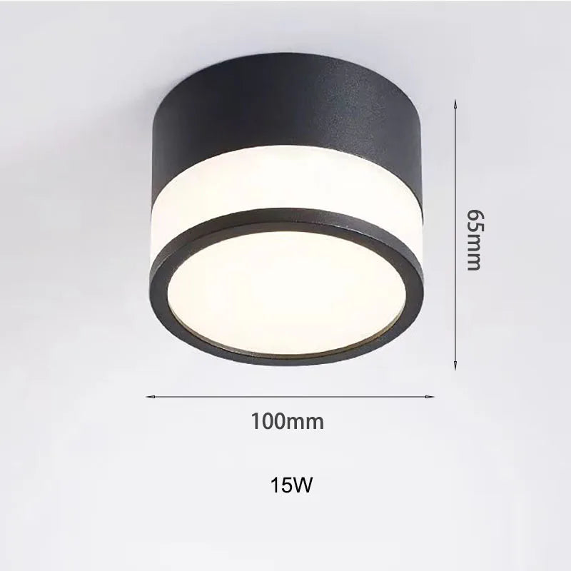 Spot LED nordique en saillie | Plafonnier 9 W ou 15 W