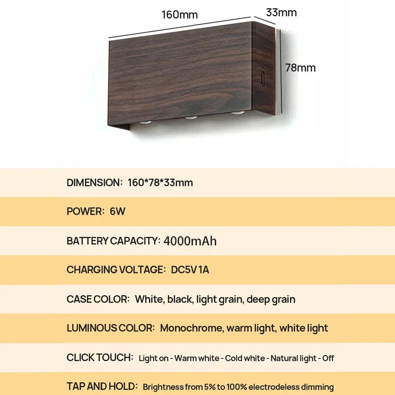 Applique rechargeable LumiBlock | Sans fil, 4 finitions