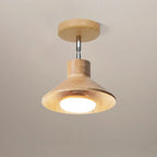 Plafonnier NordicWood | Cône en bois naturel, Ø 20 cm, E27